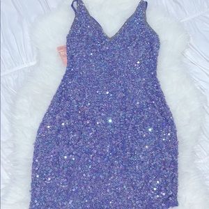 BlackTie Oleg Classini Sequined Dress